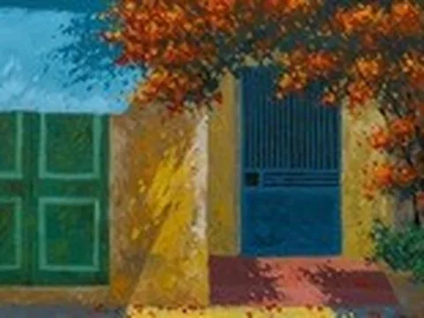 Tranh Việt Nam gây ấn tượng tại Affordable Art Fair ở London