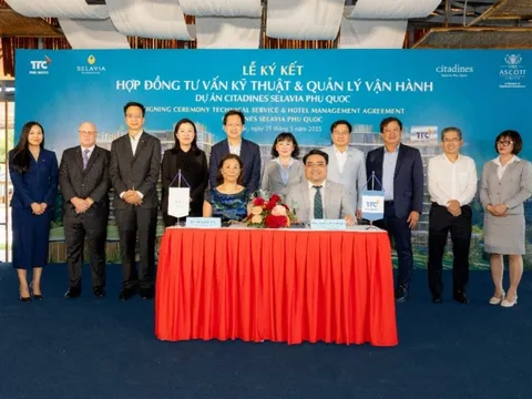 TTC Phú Quốc và Ascott ký kết hợp đồng tư vấn kỹ thuật và quản lý vận hành Citadines Selavia Phu Quoc