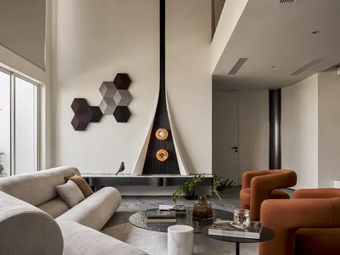 Thiết kế đầy cá tính trong căn hộ penthouse