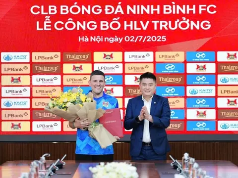 Ninh Bình FC bổ nhiệm HLV Gerard Albadalejo cho mùa giải 2025/26