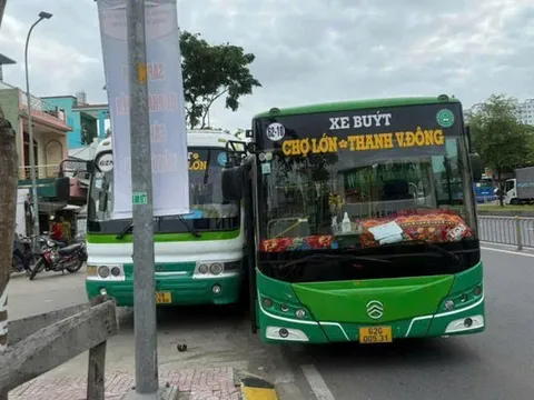 Xác minh vụ hai xe buýt rượt đuổi, ép nhau trên QL1 khiến người đi đường hoảng loạn ở Tây Ninh