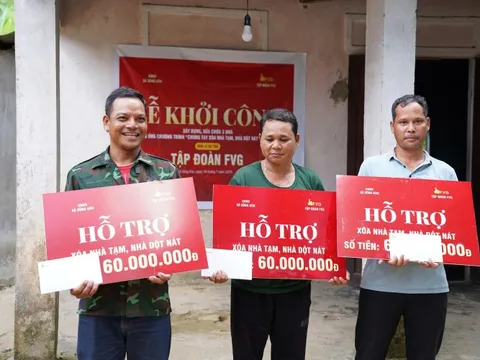 FVG trao tặng 10 căn nhà cho hộ nghèo tại Đà Nẵng