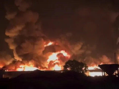 Vụ cháy tại công ty sản xuất đèn cầy ở Tây Ninh: Thiệt hại ước tính 9 tỷ đồng