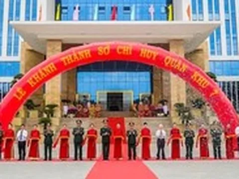 Quân khu 7 khánh thành Sở Chỉ huy chào mừng Đại hội Đảng