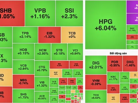 VN-Index vọt lên kỷ lục 1.696 điểm, cổ phiếu ngân hàng “gánh team” thị trường