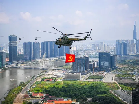 Ảnh chụp trong đại lễ 30-4 từ Landmark 81 đoạt giải nhất ‘TP.HCM - Sắc màu mới’