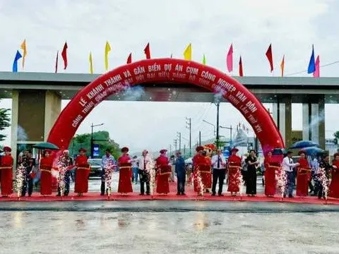 Quảng Ninh: Khánh thành Cụm công nghiệp Vân Đồn