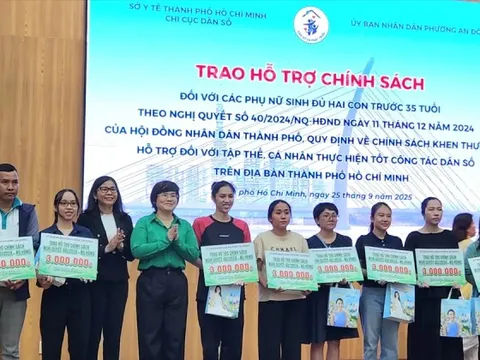 Hơn 17.000 phụ nữ TPHCM được nhận hỗ trợ vì sinh đủ 2 con trước 35 tuổi