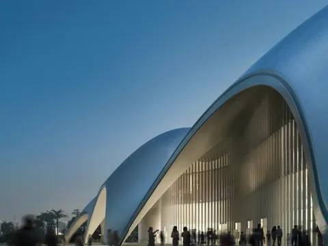 Phối cảnh độc đáo của nhà hát Opera rộng gần 20ha giáp hồ Tây