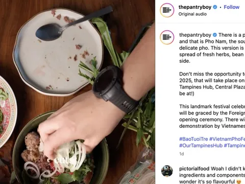 Người Singapore đăng video nấu phở: Đến Vietnam Phở Festival 2025 để 'thực tế' món Việt
