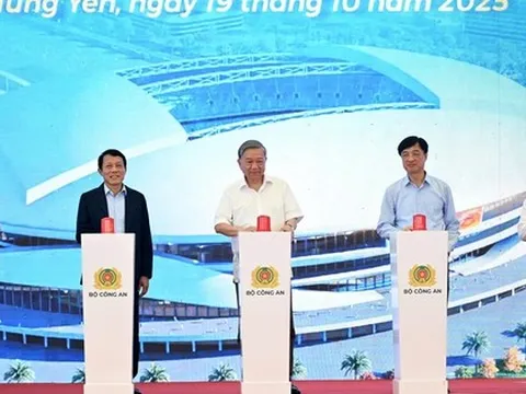 Tổng Bí thư Tô Lâm dự lễ khởi công xây dựng sân vận động hiện đại nhất Việt Nam