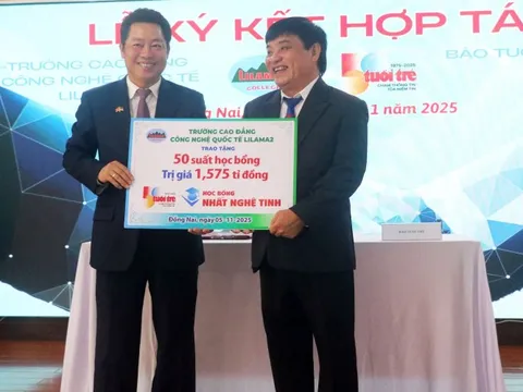Báo Tuổi Trẻ và Trường cao đẳng Công nghệ Quốc tế Lilama 2 ký kết hợp tác