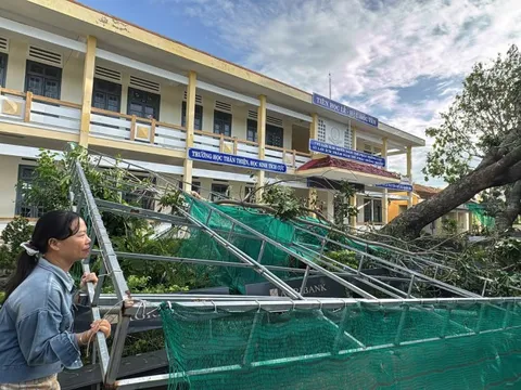 Ngành giáo dục Đắk Lắk thiệt hại nặng nề sau bão