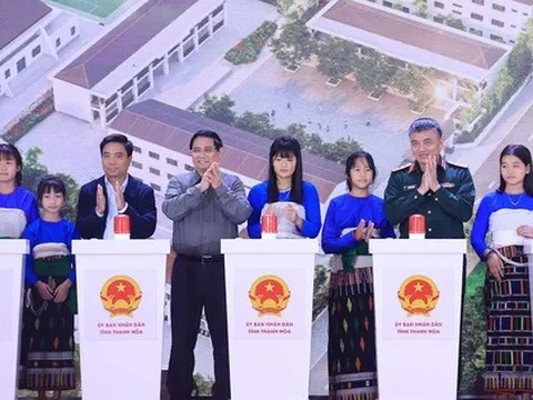 TỔNG THUẬT: Khởi công xây dựng các trường phổ thông nội trú tại các xã biên giới đất liền