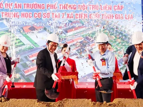 Gia Lai khởi công 7 trường học vùng biên giới