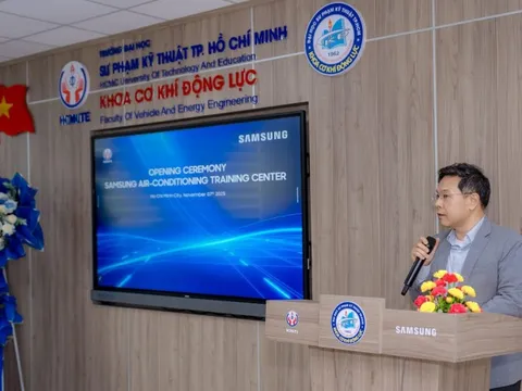 Samsung đầu tư Trung tâm đào tạo điều hòa không khí tại HCMUTE
