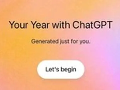 ChatGPT cũng 'khoe' Wrapped, nhìn lại một năm bạn dùng AI