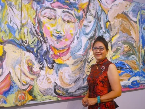 Hành trình không dừng lại của họa sĩ Kim Chi