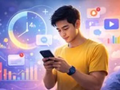 Một năm trôi qua, chiếc điện thoại ở bên chúng ta bao lâu mỗi ngày?