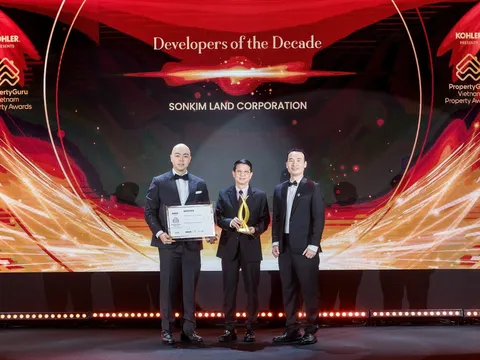 SonKim Land được vinh danh là ‘Chủ đầu tư của thập kỷ’ tại Giải thưởng Bất động sản Việt Nam