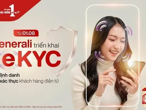 Generali Việt Nam triển khai định danh và xác thực khách hàng điện tử bắt buộc